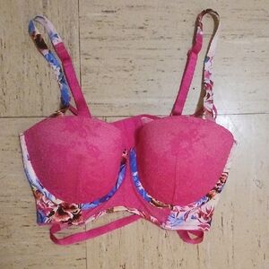 Floral Pink Victoria Secret Women's Bustier
